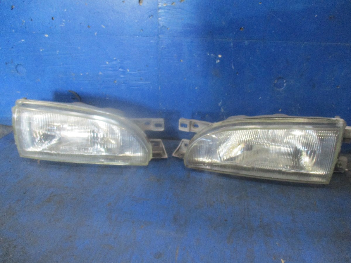 H)スバル GC8/インプレッサ/WRX 純正 前期 A型 ヘッドライト 左右