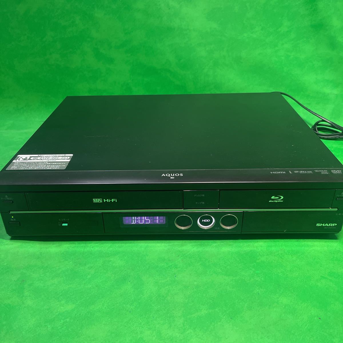 BD-HDV22 シャープAQUOS ビデオ一体ブルーレイレコーダー 地デジ対応