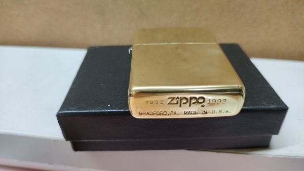 ≪超目玉☆12月≫ 刻印エラー? 希少 珍品 ソリッドブラス Zippo