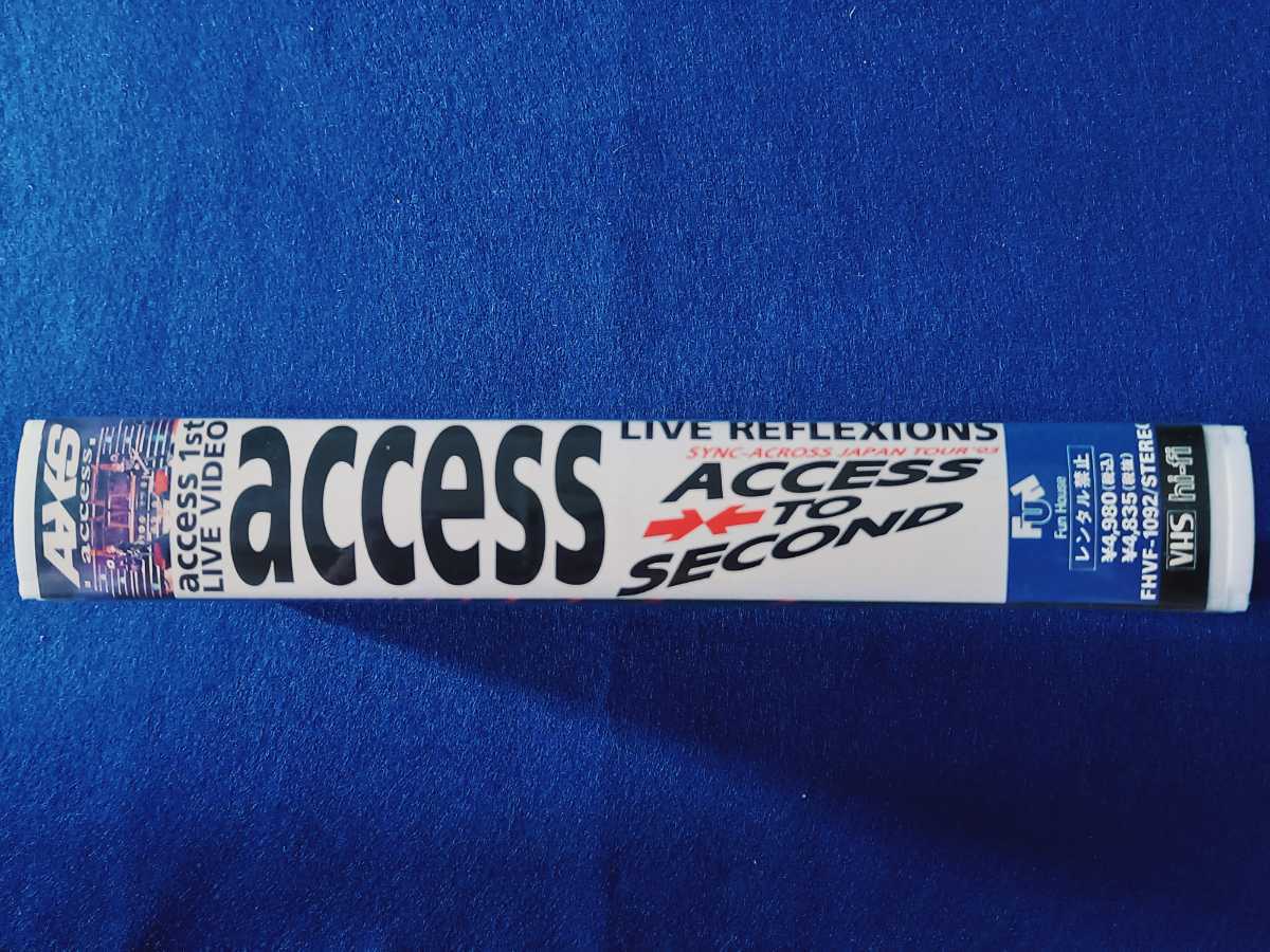 access / LIVE REFLEXIONS SYNC-ACROSS JAPAN TOUR \'93 ACCESS TO SECON видео VHS Asakura Daisuke Takami Hiroyuki AXS MOONSHINE DANCE/1000 год. ..