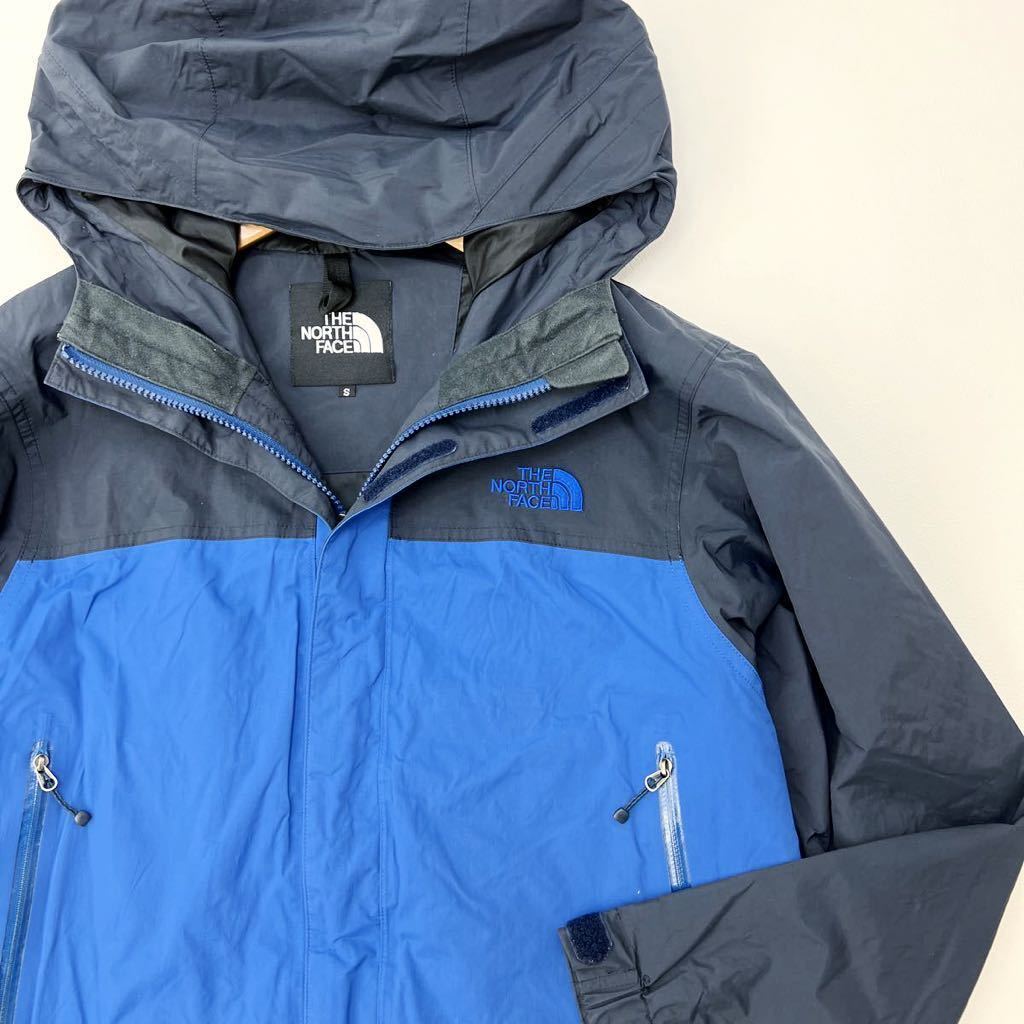 ノースフェイス ☆ THE NORTH FACE NP61207 カシウス トリクライメイトジャケット マウンテンパーカー ブルー ネイビー S 定番 登山■BD151_画像4