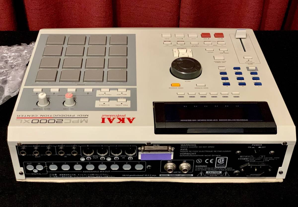 ( техническое обслуживание settled исправно работающий товар ) AKAI MPC 2000XL CF изготовлен на заказ . японский язык anyuaru экран хороший SP1200 MPC3000 MPC60 SP404 DTM сэмплер SID