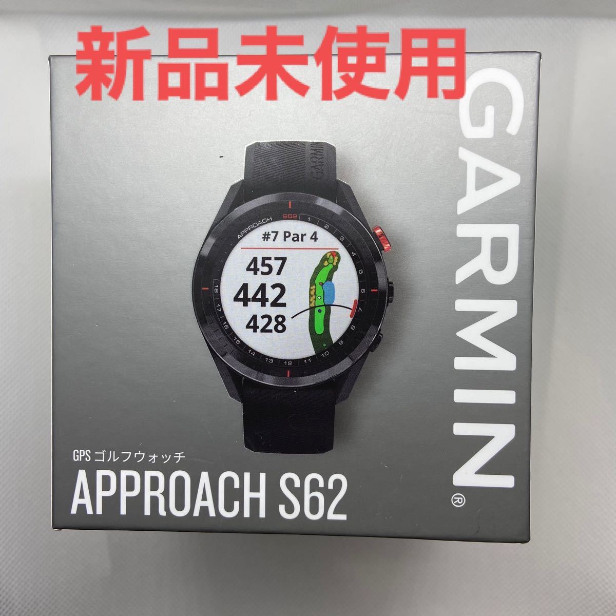 GARMIN Approach ガーミン BLACK ゴルフウォッチ アプローチS62 腕時計