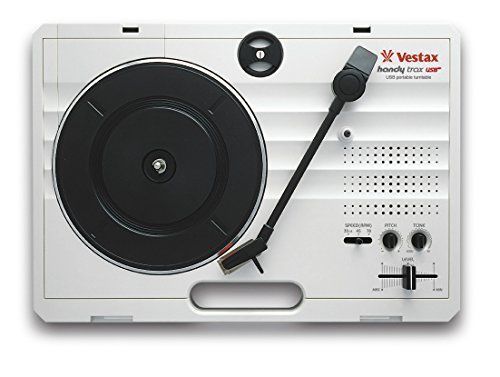Vestax ポータブルターンテーブル handytrax USB WHITE ホワイト USB