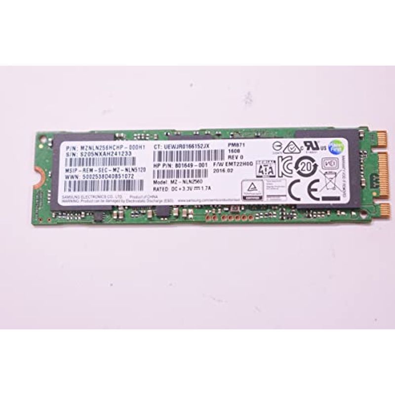 最安挑戦! 256gb サムスン MZNLN256HCHP-000H1 FMS Sata SSDハードドライブの交換用 M.2 6gbps その他 最安挑戦! 256gb サムスン MZNLN256HCHP-000H1 FMS Sata SSDハードドライブの交換用 M.2 6gbps その他