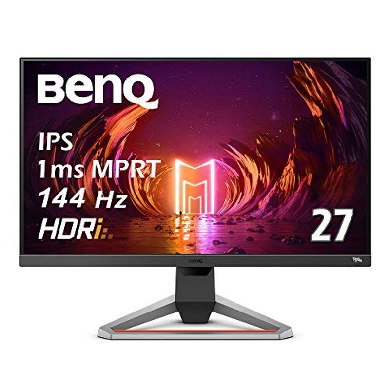 BenQ MOBIUZ ゲーミングモニター EX2710 (27型/IPS/フルHD/144Hz/1ms/HDRi/treVoloスピーカー_画像1