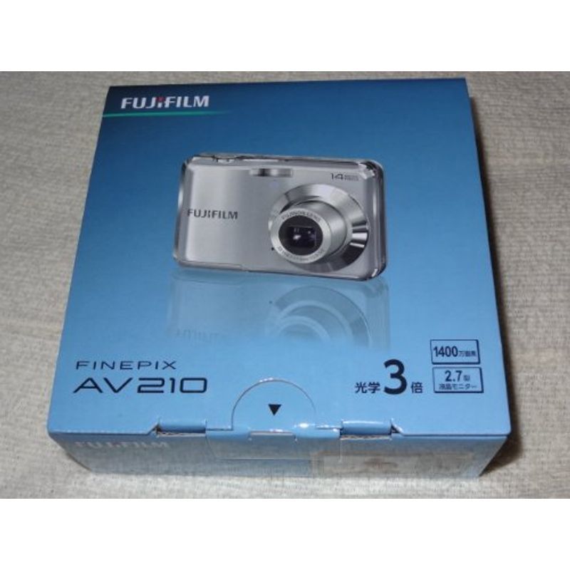 FUJIFILM デジタルカメラ FinePix AV210 シルバー 1400万画素 光学3倍ズーム 2.7型液晶 単三電池使用 FX-A