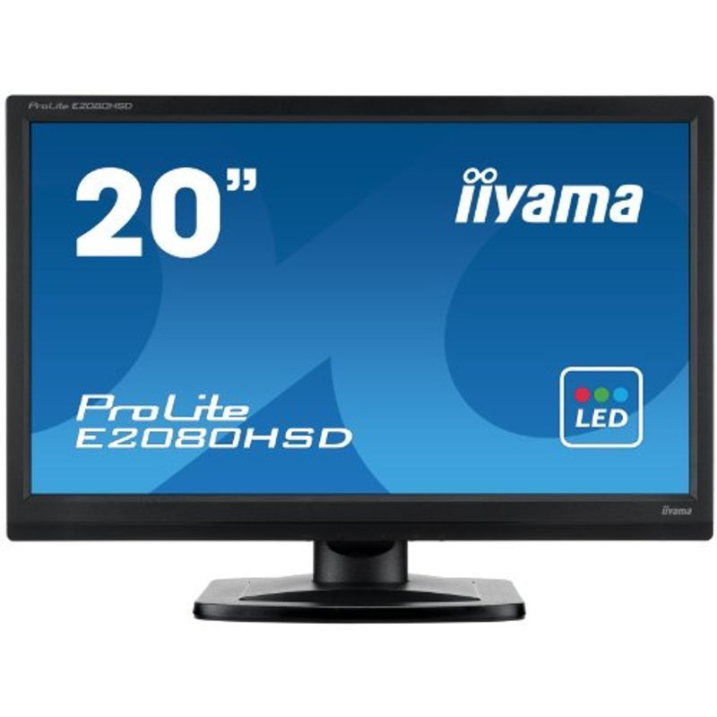 iiyama ホワイトLEDバックライト搭載 20型ワイド液晶ディスプレイ ProLite E2080HSD_画像1