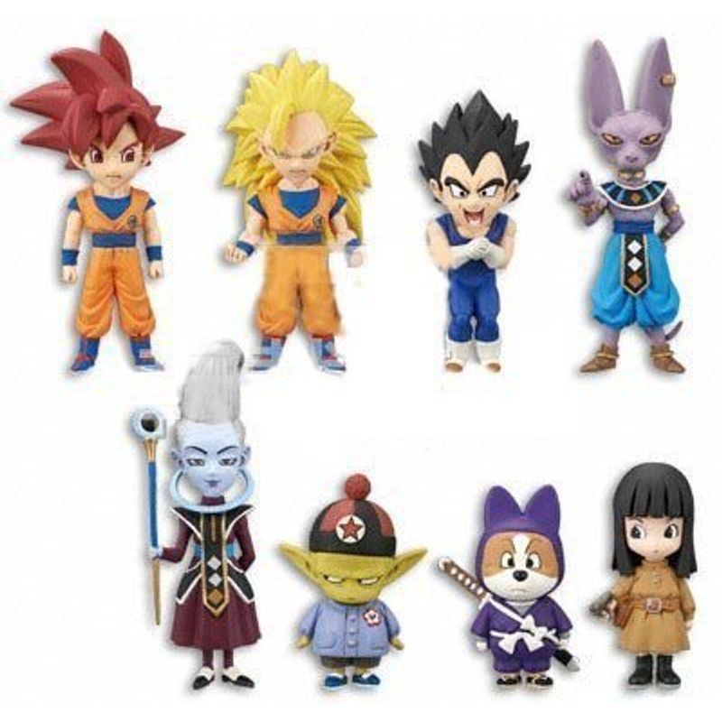 ドラゴンボールZ 劇場版ワールドコレクタブルフィギュアvol.1 神 バンプレスト（全８種フルコンプセット）_画像1