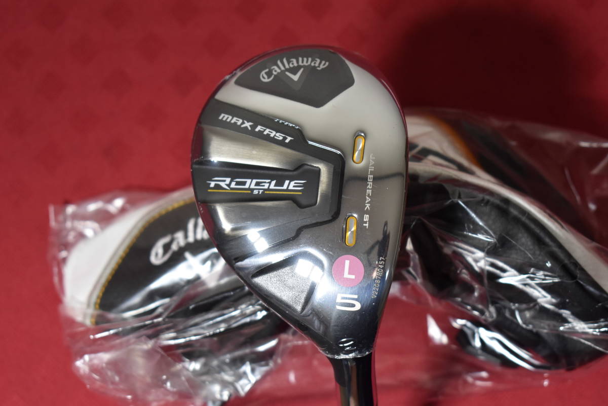 ★日本仕様 未使用品★キャロウェイ ローグ ROGUE ST MAX FAST ウィメンズ 5H 24° ELDIO 40 for Callaway L★シュリンク付き★