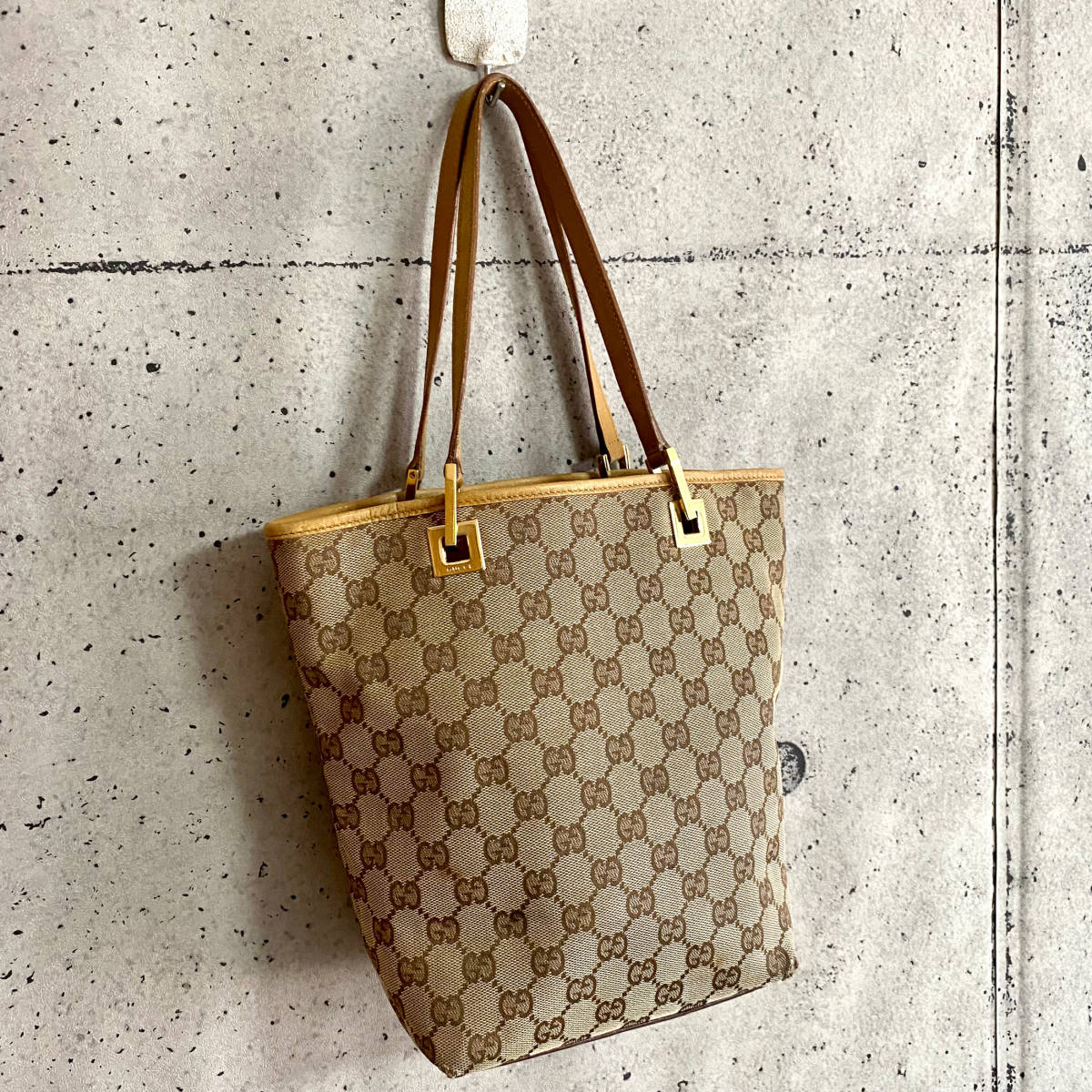 Yahoo!オークション - 本物☆GUCCI グッチ GG柄 キャンバス トート