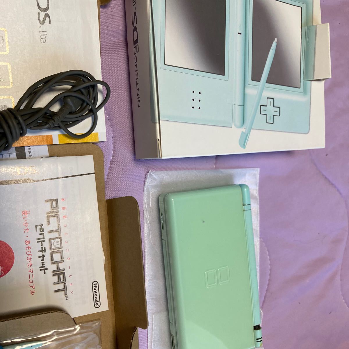 ニンテンドーDS Lite Nintendo 付属品 DSライト ブルー 任天堂 アイスブルー 付属品 DSライト