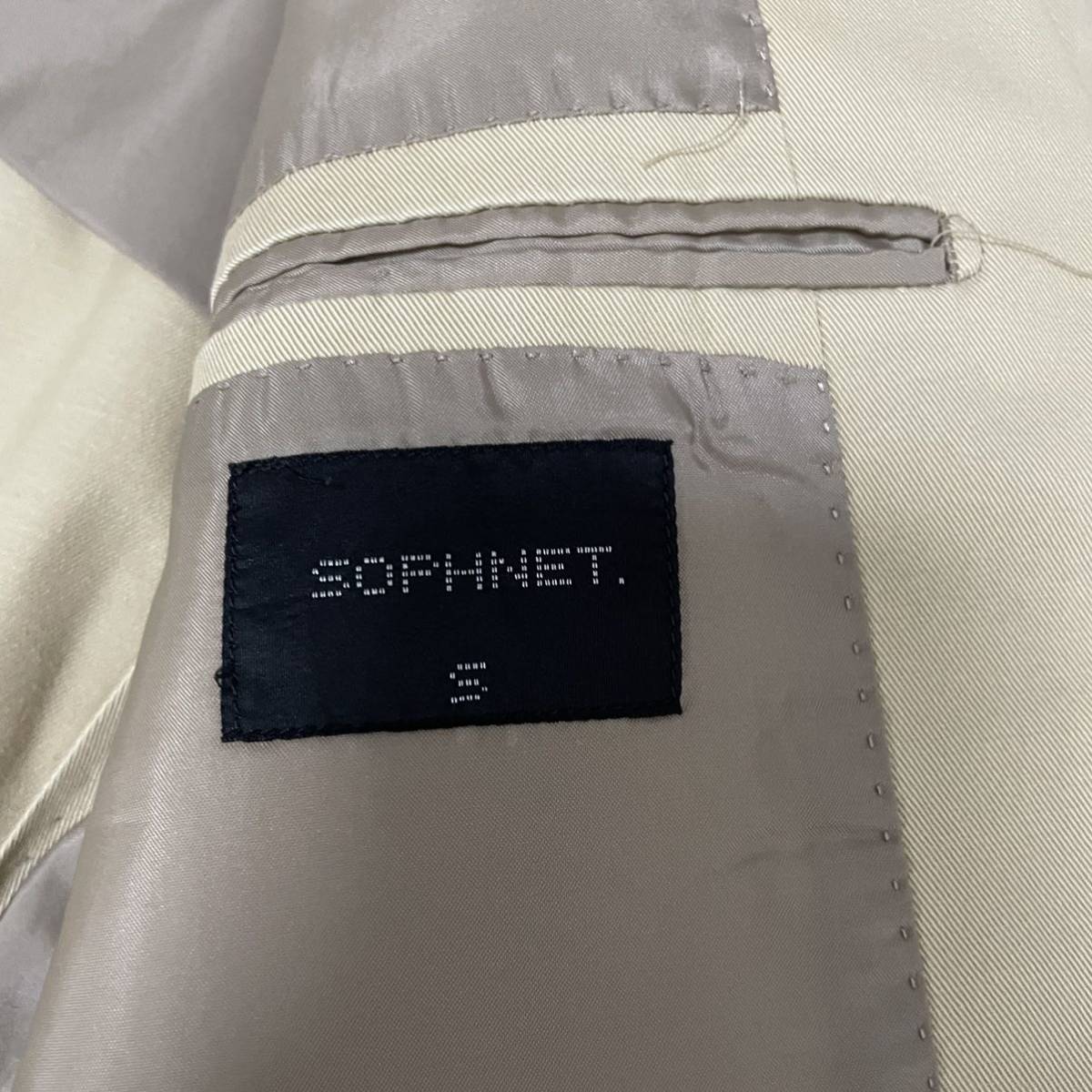 ソフネット【美品】SOPHNET. 無地 コットン テーラードジャケット S