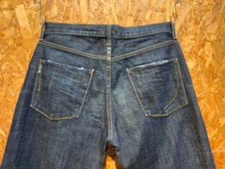 メンズ パンツ paperdenim&cloth ペーパー デニム ジーンズ 加工 ゆったり ワイド FD943 / W32 全国一律送料520円_画像7