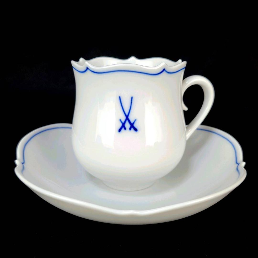 美品 廃盤 ◇ マイセン Meissen 双剣 剣マーク オーキッドシェイプ