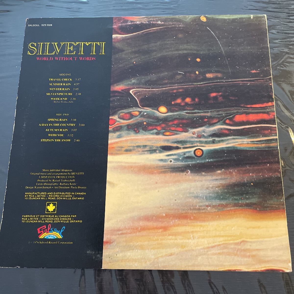 SILVETTI / SPRING RAIN LP