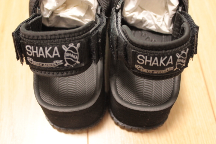 SHAKA シャカ　超美品　ブラック　黒　ストラップ 取り外し可能　2WAY プサンダル ブラック_画像5