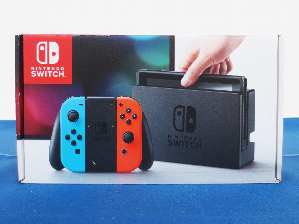 1円~☆Nintendo Switch本体 初期モデル ネオンブルー・ネオンレッド
