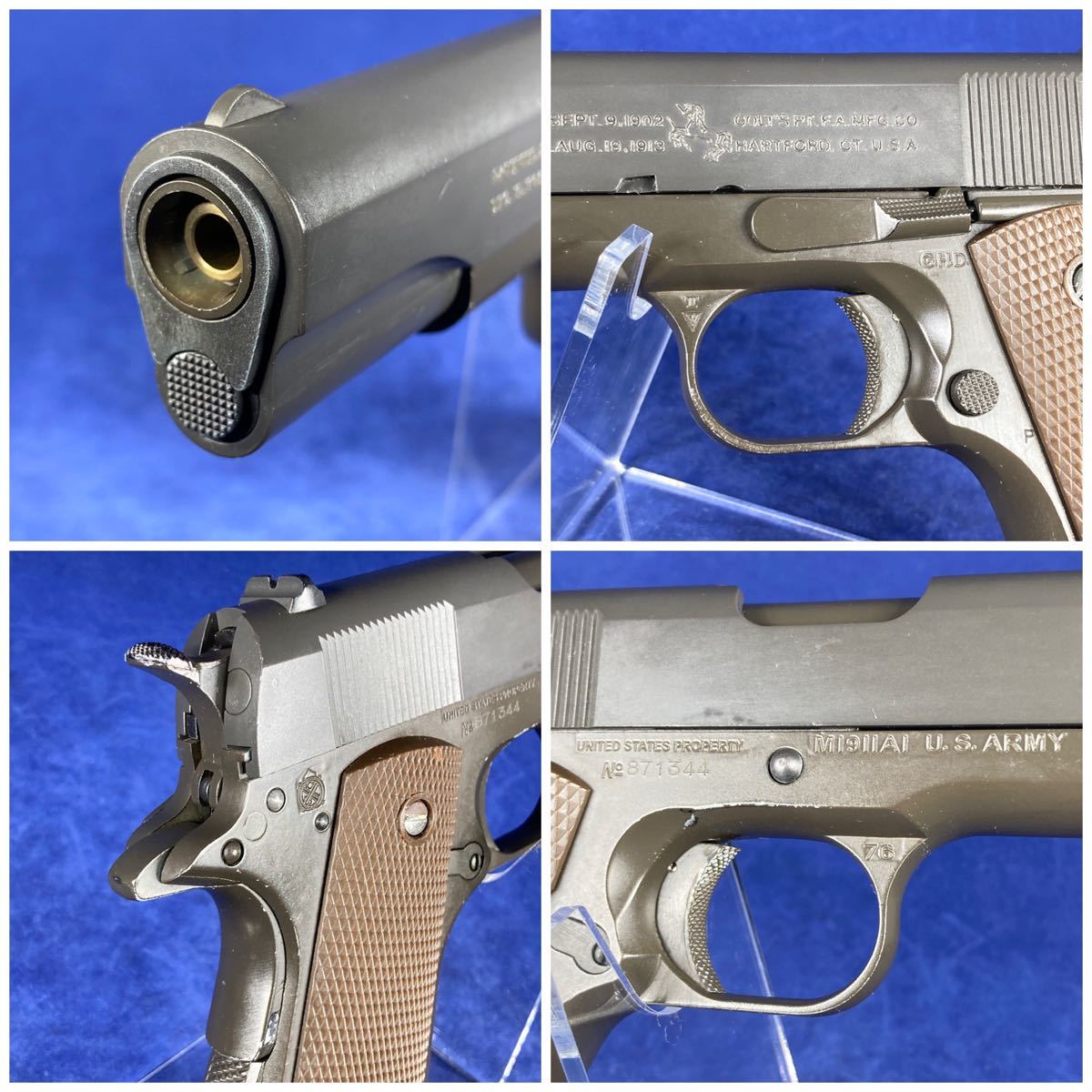重量UP 塗装カスタム」東京マルイ コルトガバメントM1911A1 ガス 重量UP 塗装カスタム」東京マルイ コルトガバメントM1911A1 ガス