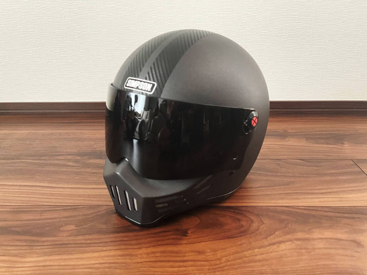 美品】 シンプソン(SIMPSON) 復刻版 M30 ヘルメット(ストーンブラック