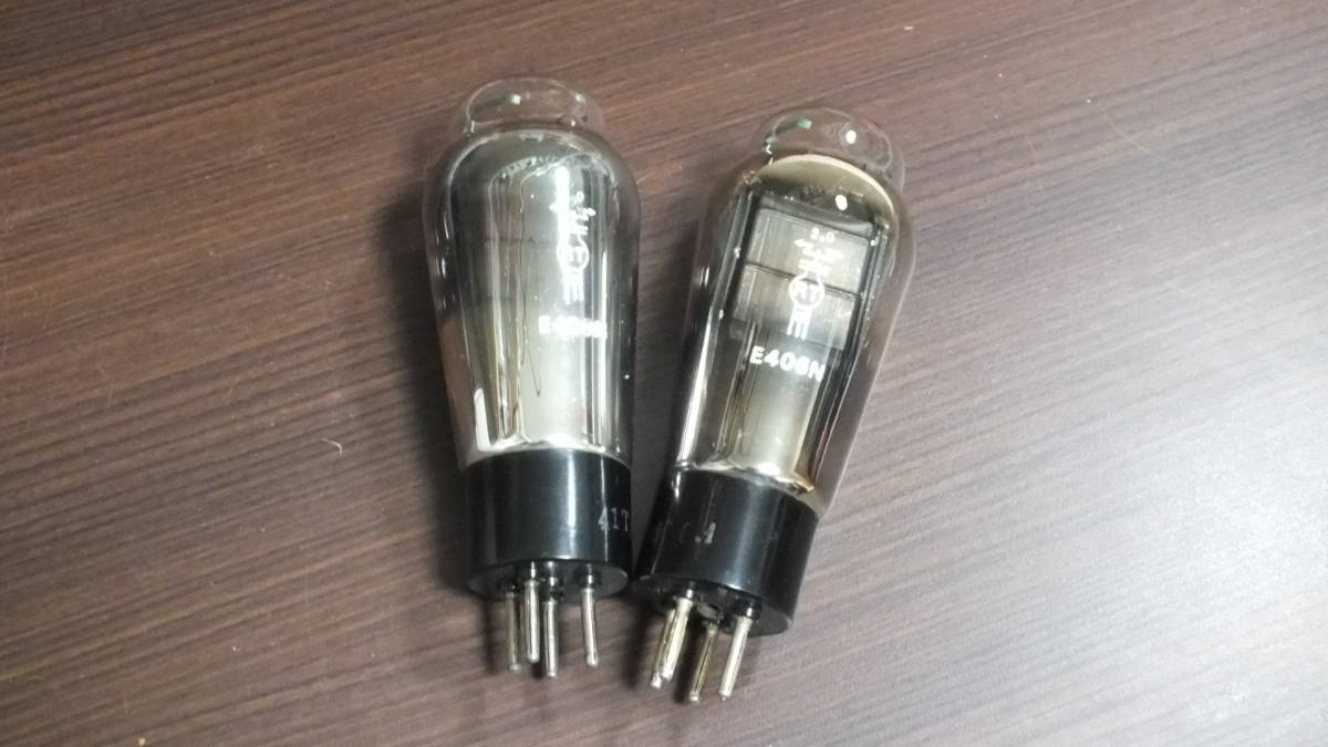 Yahoo!オークション - 欧州銘球 E406N 直熱三極管 2本一括 難あり品 Yahoo!オークション - 欧州銘球 E406N 直熱三極管 2本一括 難あり品