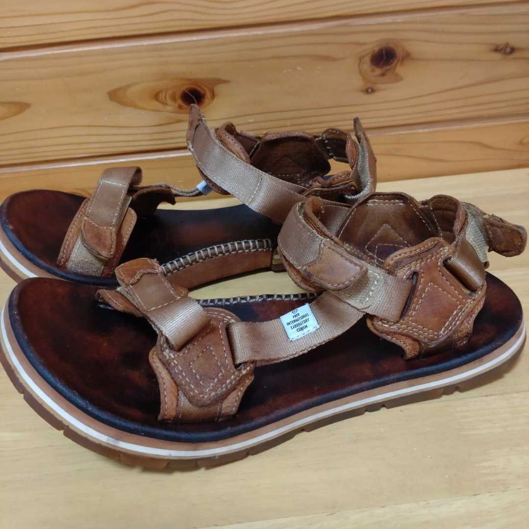 visvim 08SS CHRISTO SHERPA-FOLK Chris to размер M 27cm степень подошва снижение нет кожа сандалии 