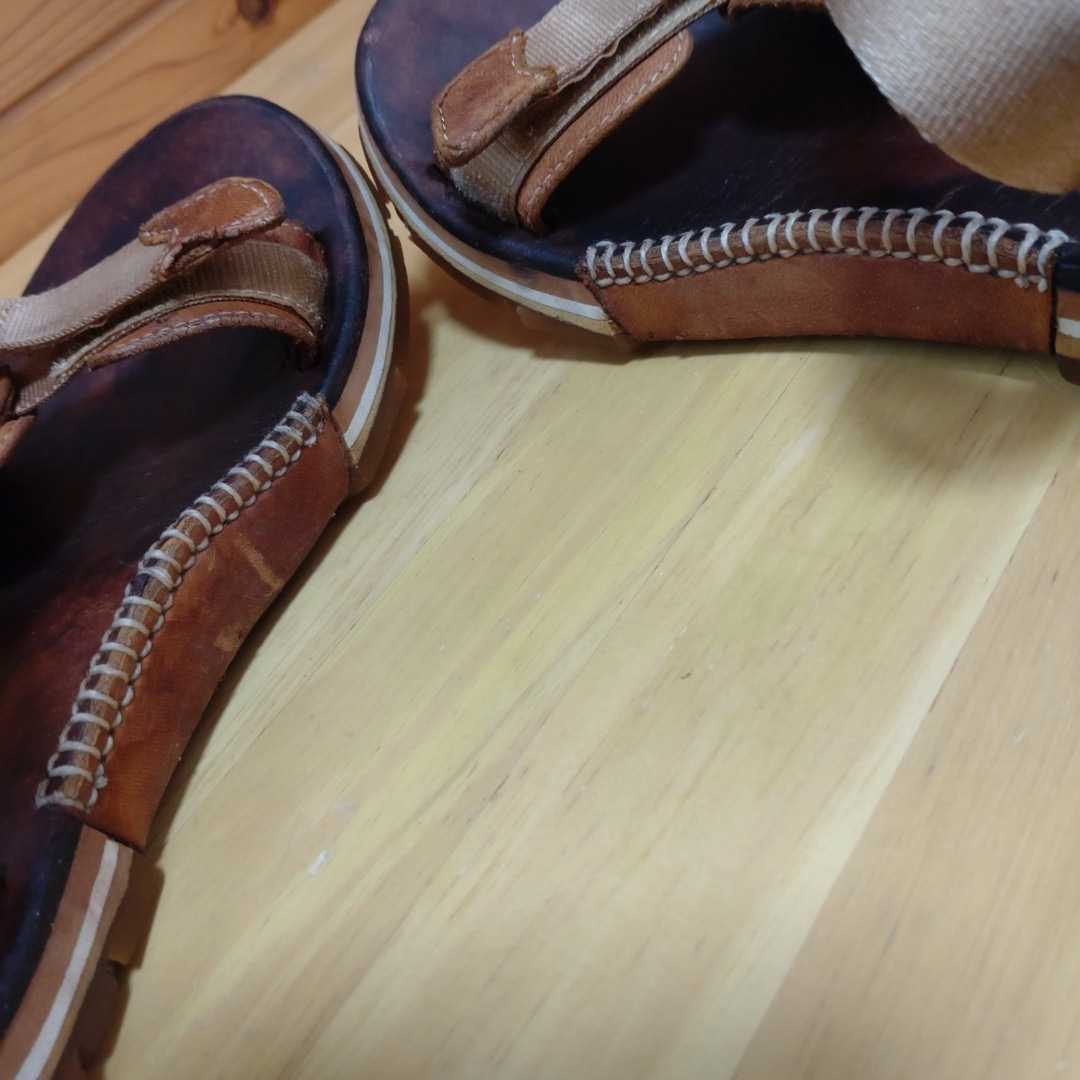visvim 08SS CHRISTO SHERPA-FOLK Chris to размер M 27cm степень подошва снижение нет кожа сандалии 
