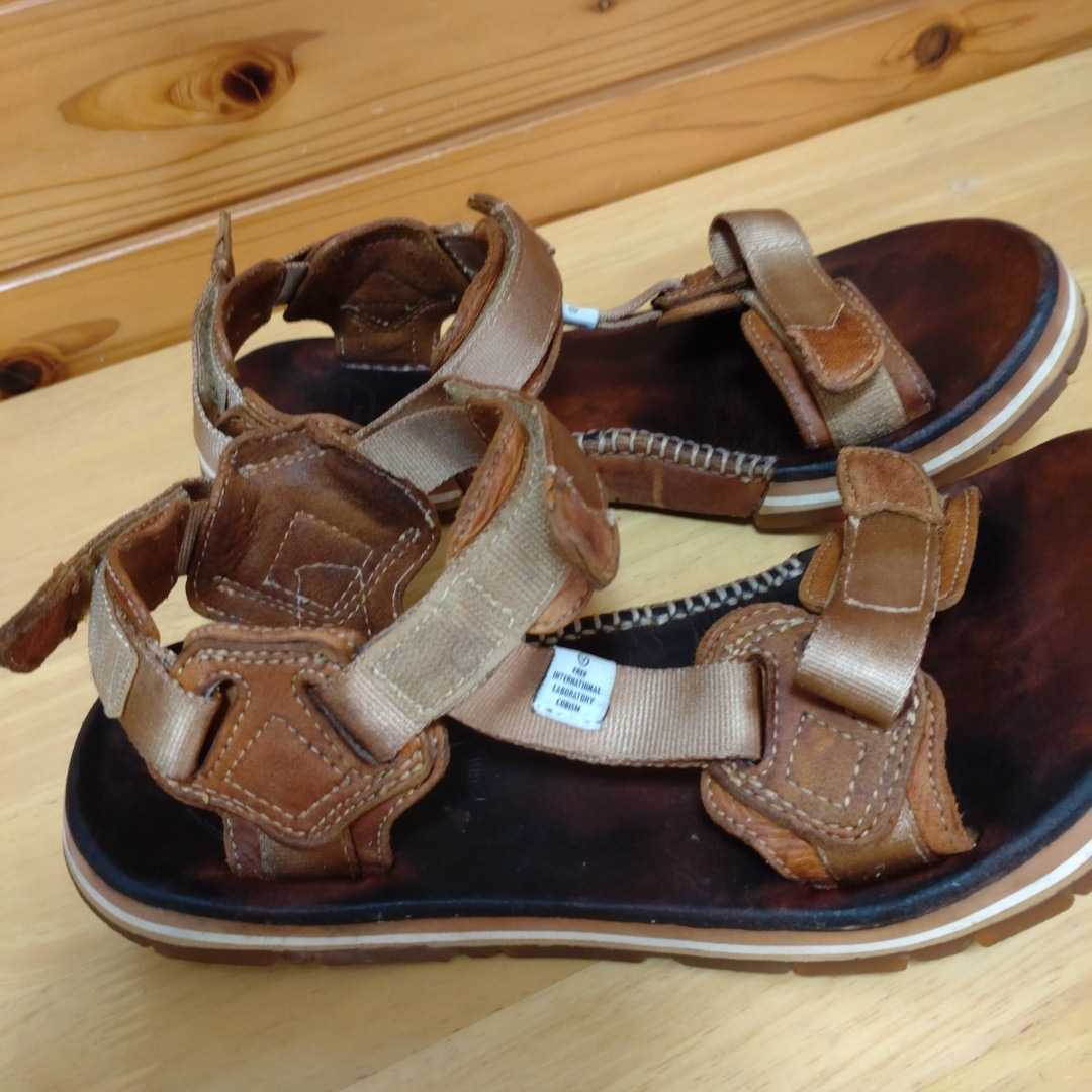 visvim 08SS CHRISTO SHERPA-FOLK Chris to размер M 27cm степень подошва снижение нет кожа сандалии 