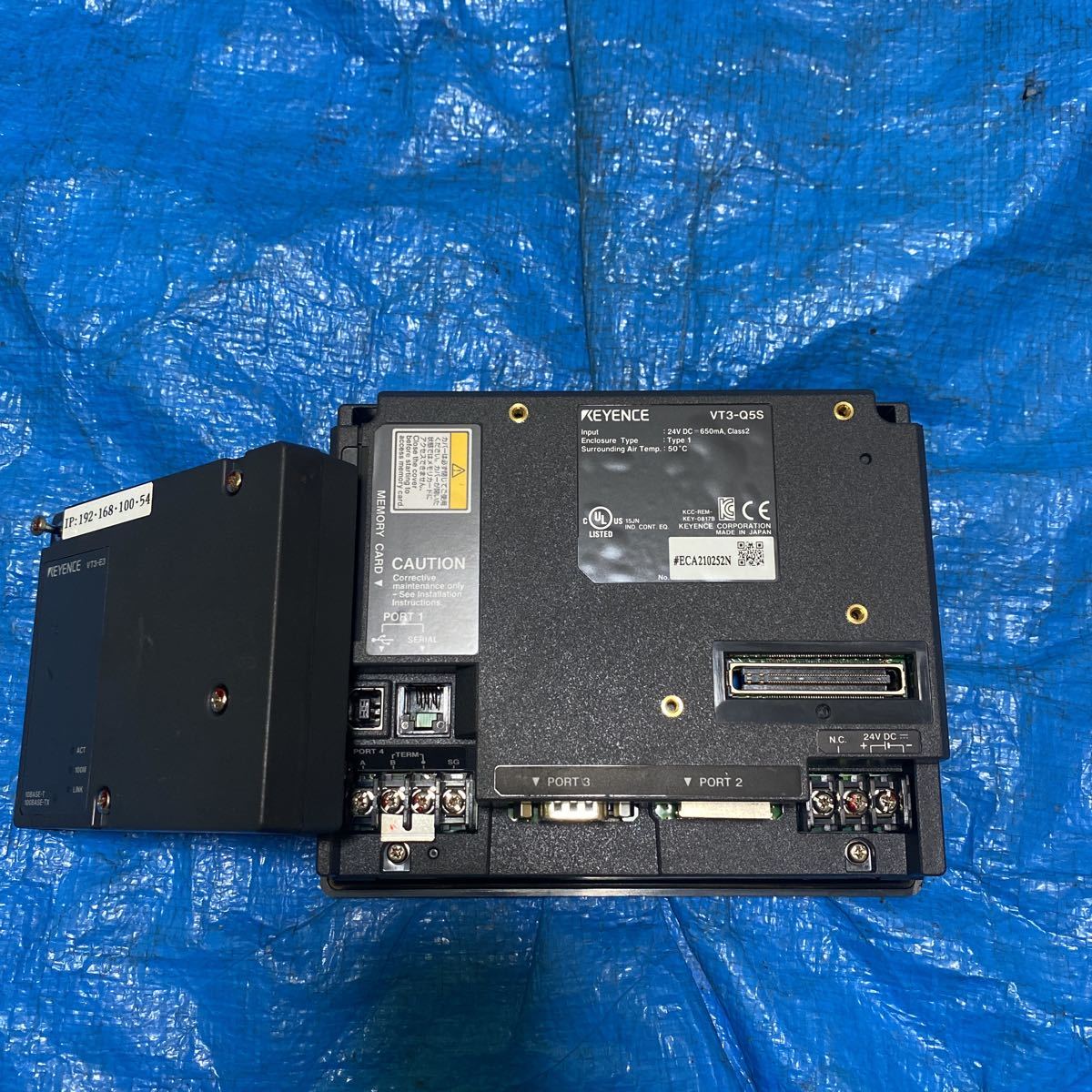 KEYENCE キーエンス タッチパネル VT3-E3 VT3-Q5S