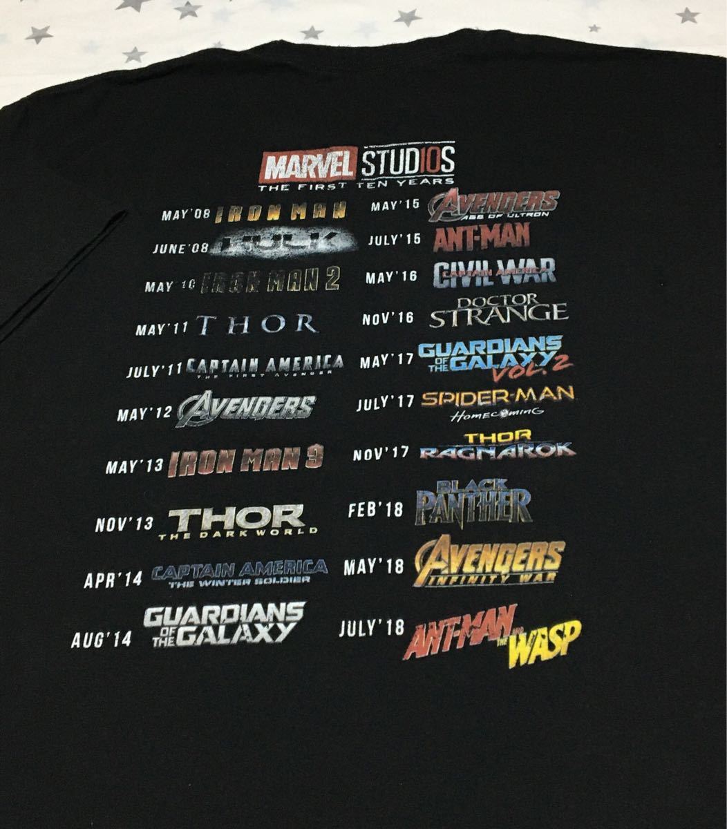 【レア】US古着 L size ビッグサイズ Hanes MARVEL Tシャツ