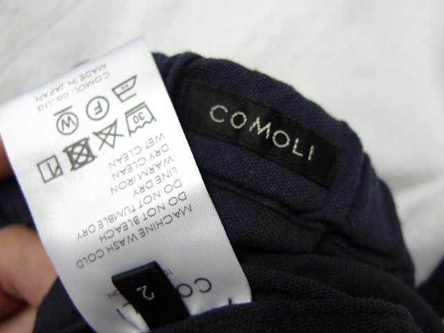 ◇COMOLI コモリ 22ss 空紡 オックス ドロー ストリング パンツ V01