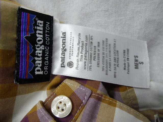 ◆Patagonia パタゴニア53962 Fezzman Shirt チェック 半袖 シャツ サイズS 美 2013年製_画像5