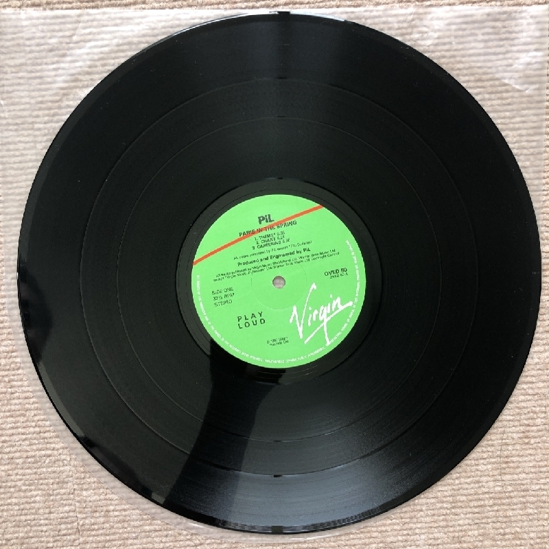 良盤 英国盤 パブリック・イメージ・リミテッド Public Image Ltd 1984年 LPレコード パリ・ライヴ Paris Au Printemps John Lydon_画像8