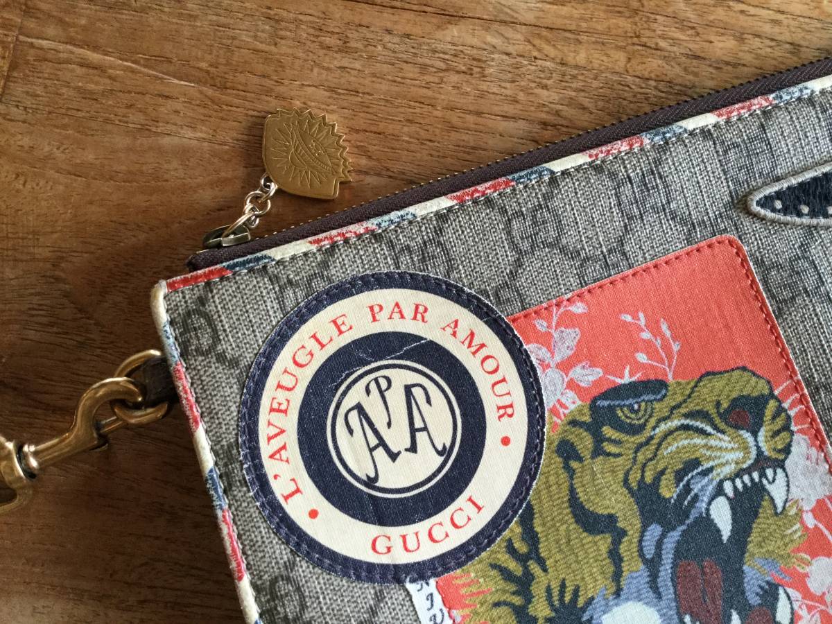 1円〜 超貴重 特価 超美品 GUCCI ( グッチ / アレッサンドロミケーレ ) クラッチバッグ セカンドバッグ 鞄 クーリエ メンズ レディース
