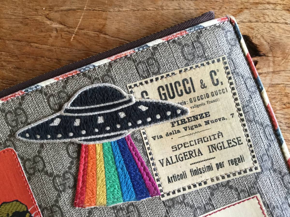 1円〜 超貴重 特価 超美品 GUCCI ( グッチ / アレッサンドロミケーレ ) クラッチバッグ セカンドバッグ 鞄 クーリエ メンズ レディース