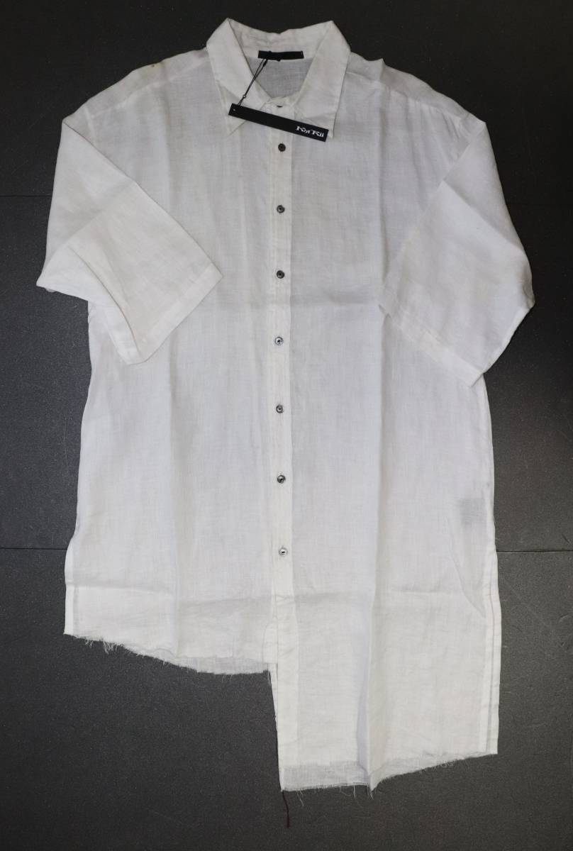 ≪超目玉★12月≫ 2001-SH03 シャツ Shirt Slash Linen KMRii 本物 新品 定価23000 2 6132 ケムリ ルグランブルー