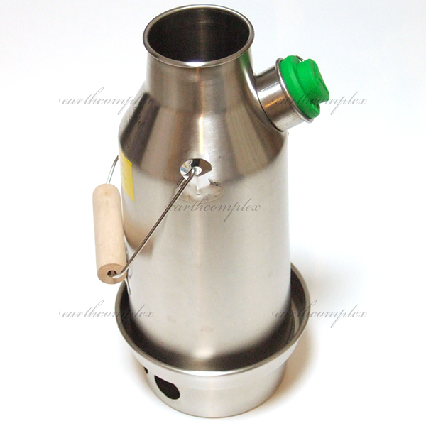 新品│送料無料│ケリーケトル 0.6L トレッカー ホイッスルキャップ付き ステンレス製★Kelly Kettle Trekker Stainless_画像3