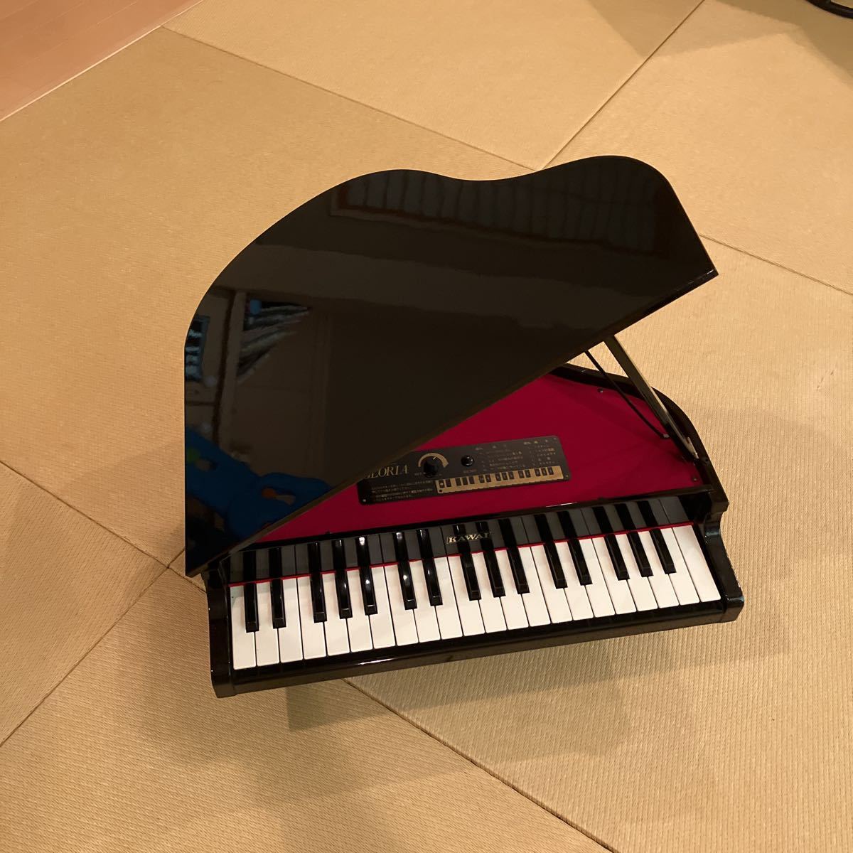 電子トイピアノ カワイ グロリア GLORIA デジタルミニピアノ 希少品 知育 玩具 楽器 音楽 飾り グランド 女の子 おもたゃ