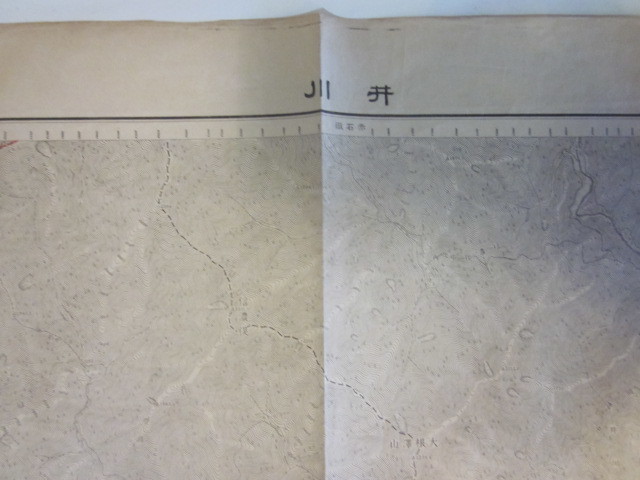 古地図　井川　5万分の1地形図◆明治４４年◆静岡県　長野県_画像1