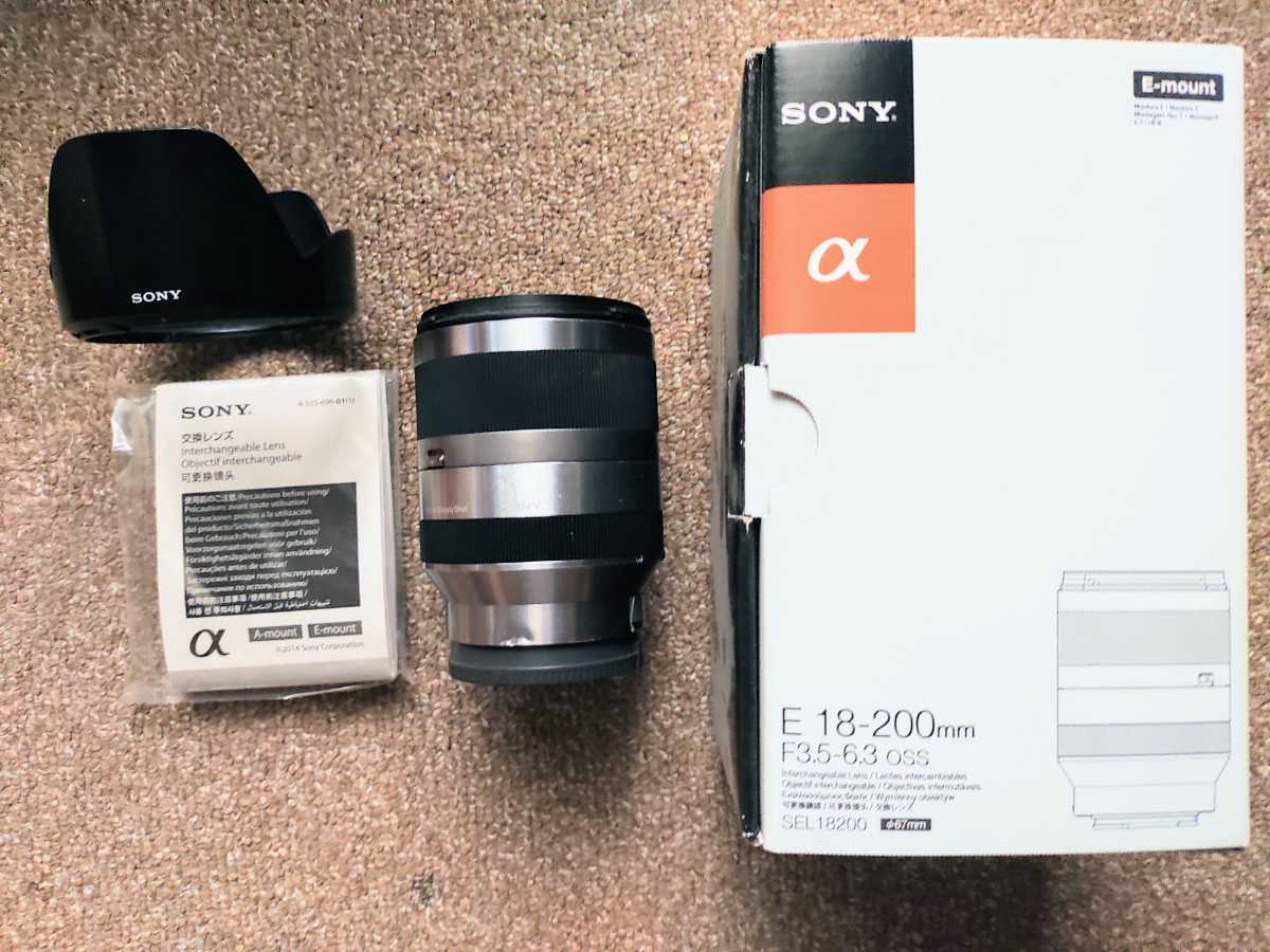 ジャンク ソニー SONY Eマウント 交換 レンズ SEL18200 φ67mm E 18