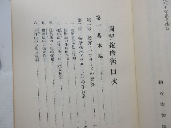 E7■■図解 あんま術【著】柳谷素霊【発行】医道の日本社 昭和42年◆可、押印有、記名消し跡有■送料150円可の画像7