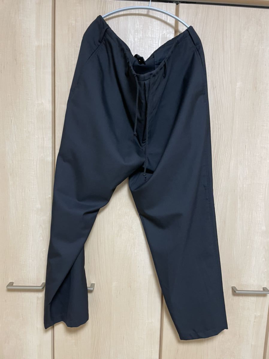 yohji yamamoto(ground y)中太スラックスパンツ ブラック サイズ3 極美