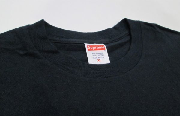 正規品 21SS SUPREME MILANO TEE シュプリーム ミラノ Ｔシャツ 半袖 T-SHIRT ロゴ LOGO ボックスロゴ パーカー ノース ネイビー XL FM-8_画像8