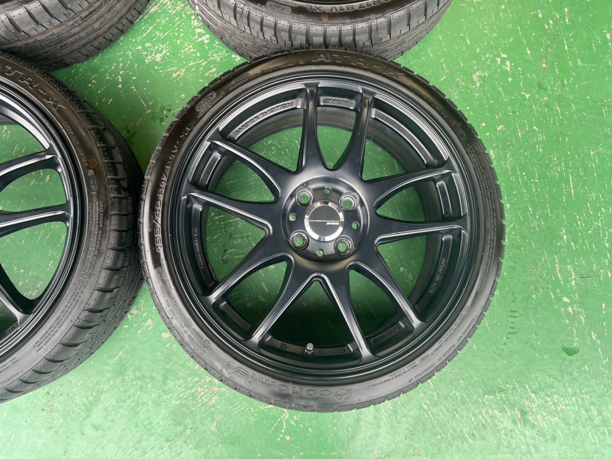 美品!!WORK エモーション Kiwami 17インチ 7J +53 4