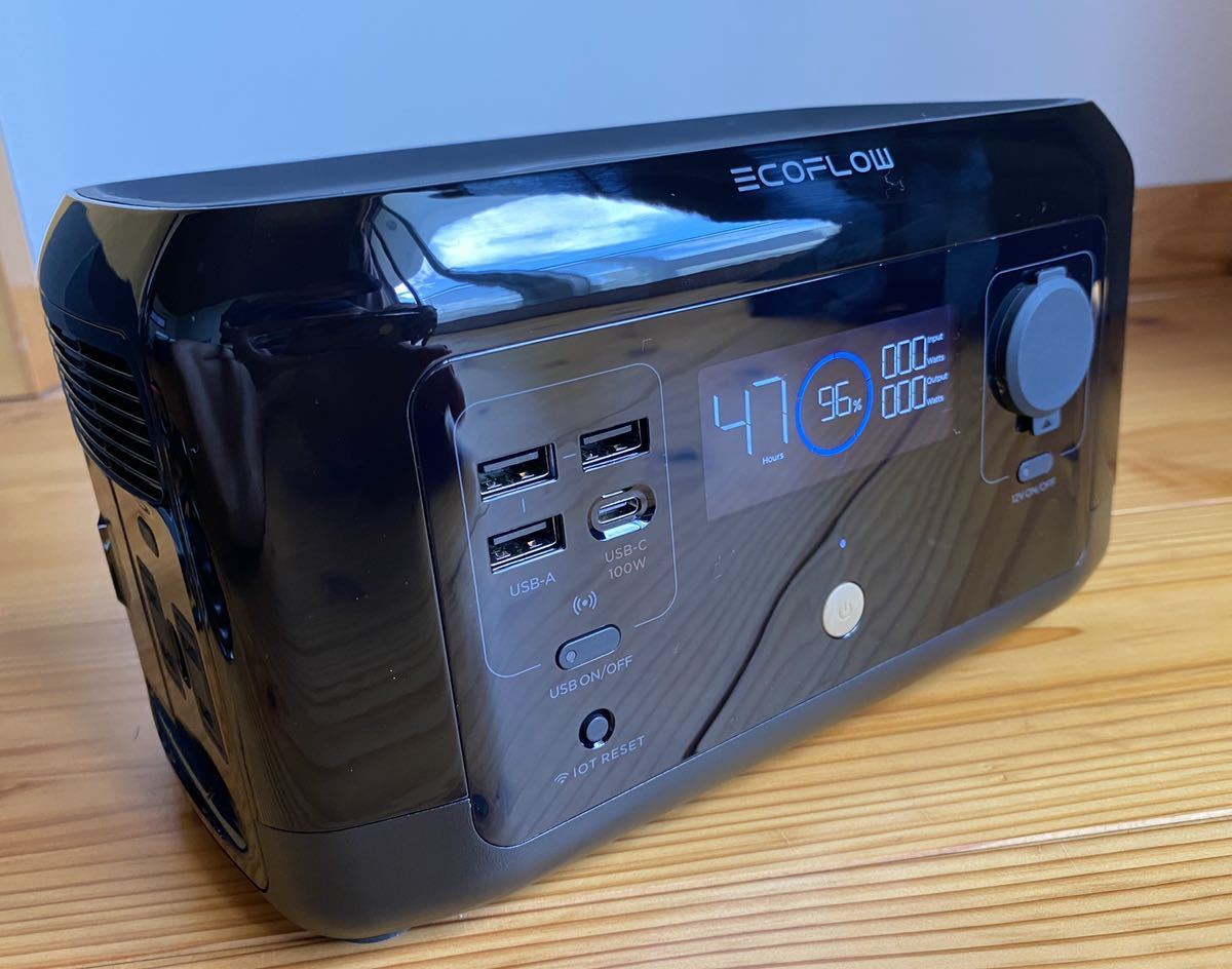 EcoFlow ポータブル電源 RIVER mini ワイヤレス充電 58 333mAh/210Wh