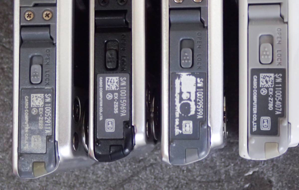 CASIO、6倍ズーム USB充電の「EXILIM EX-ZS35(2000万画素)、Z20/Z780(1600万画素)ほか」４台詰合_画像9