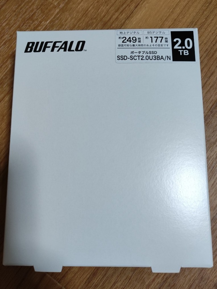 新品未開封】BUFFALO SSD-SCT2.0U3BA ポータブルSSD 外付けSSD 2.0TB