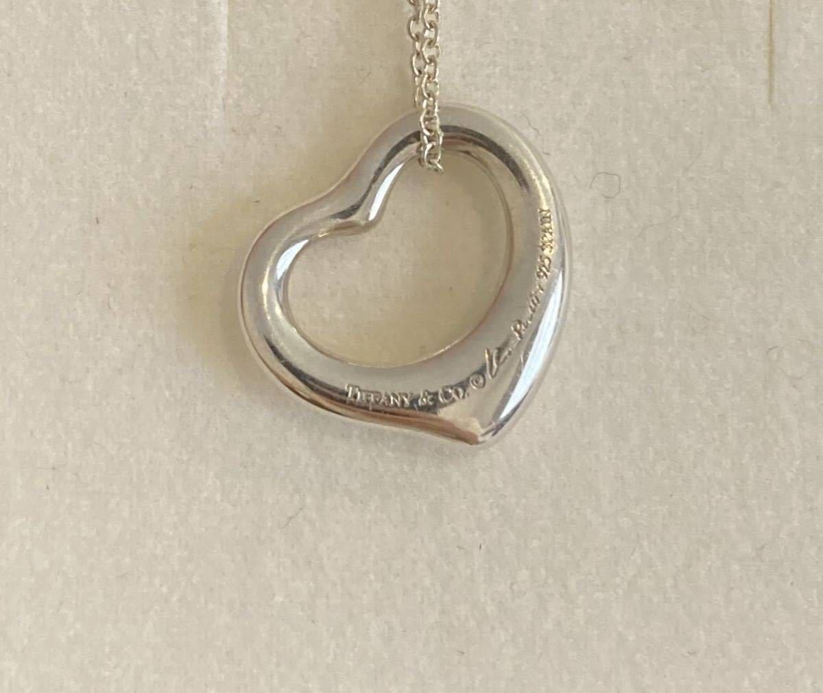 新品 正規品 ティファニー tiffany&co ネックレス オープンハート