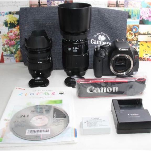 新品カメラバック付Canon EOS kiss x5 超望遠ダブルレンズ | contifarma.pe