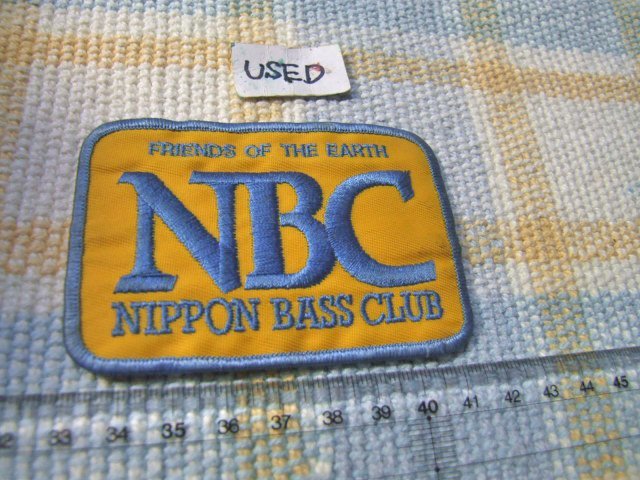 NBC！イエロー/中古/ワッペン/エンブレム/G ※ ヤフーショッピングストア/レア物商会・健美堂でも大量出品中!_画像1